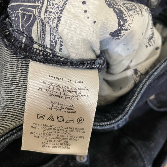 Anthropologie Pilcro and the Letterpress High Rise Straight Dark Wash Jeans - Picture 17 of 17